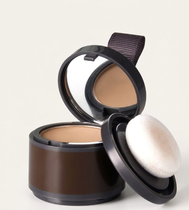 The Root-Fill Pro: Precision Hair Concealer Powder for Instant Grey Coverage