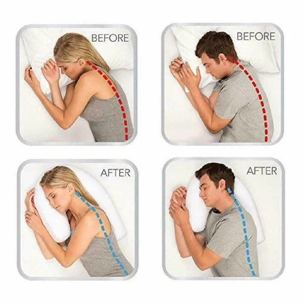 Aura-Relief Elite: Memory Foam Pillow with Dedicated Ear-Ventilation Support