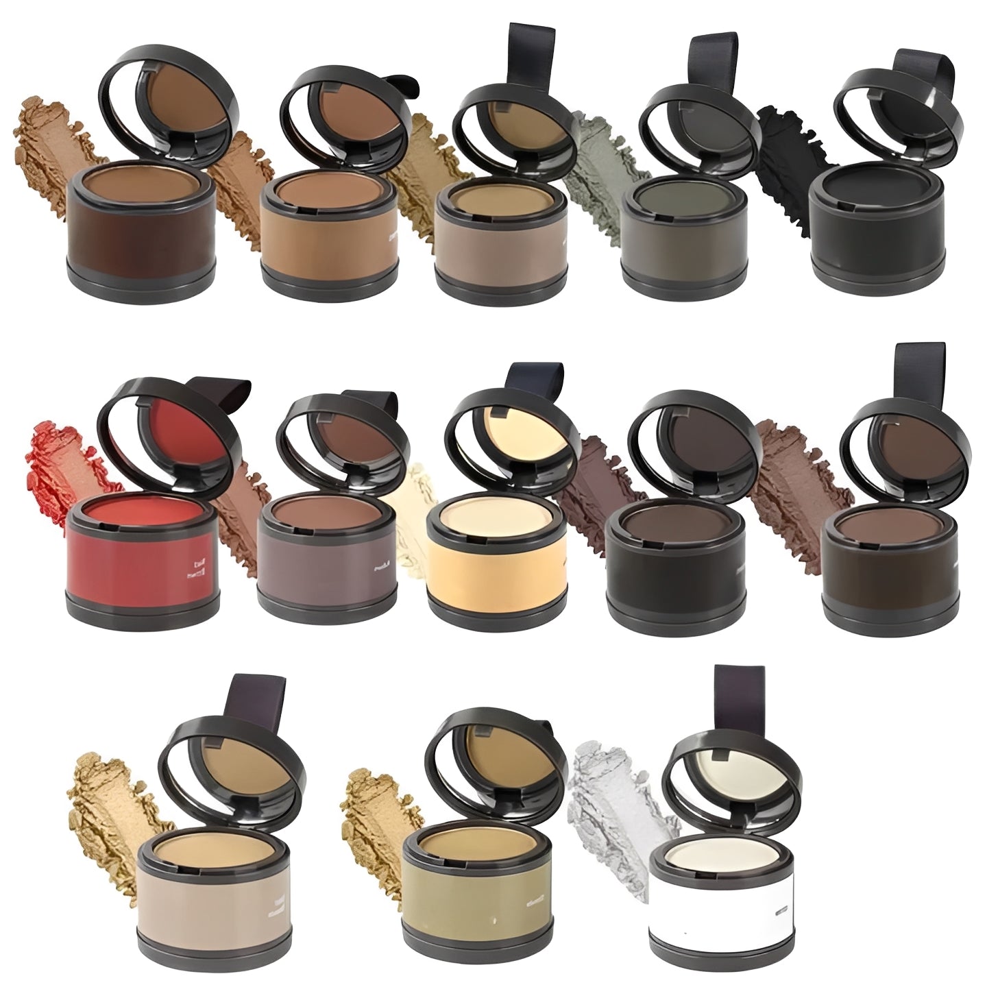 The Root-Fill Pro: Precision Hair Concealer Powder for Instant Grey Coverage