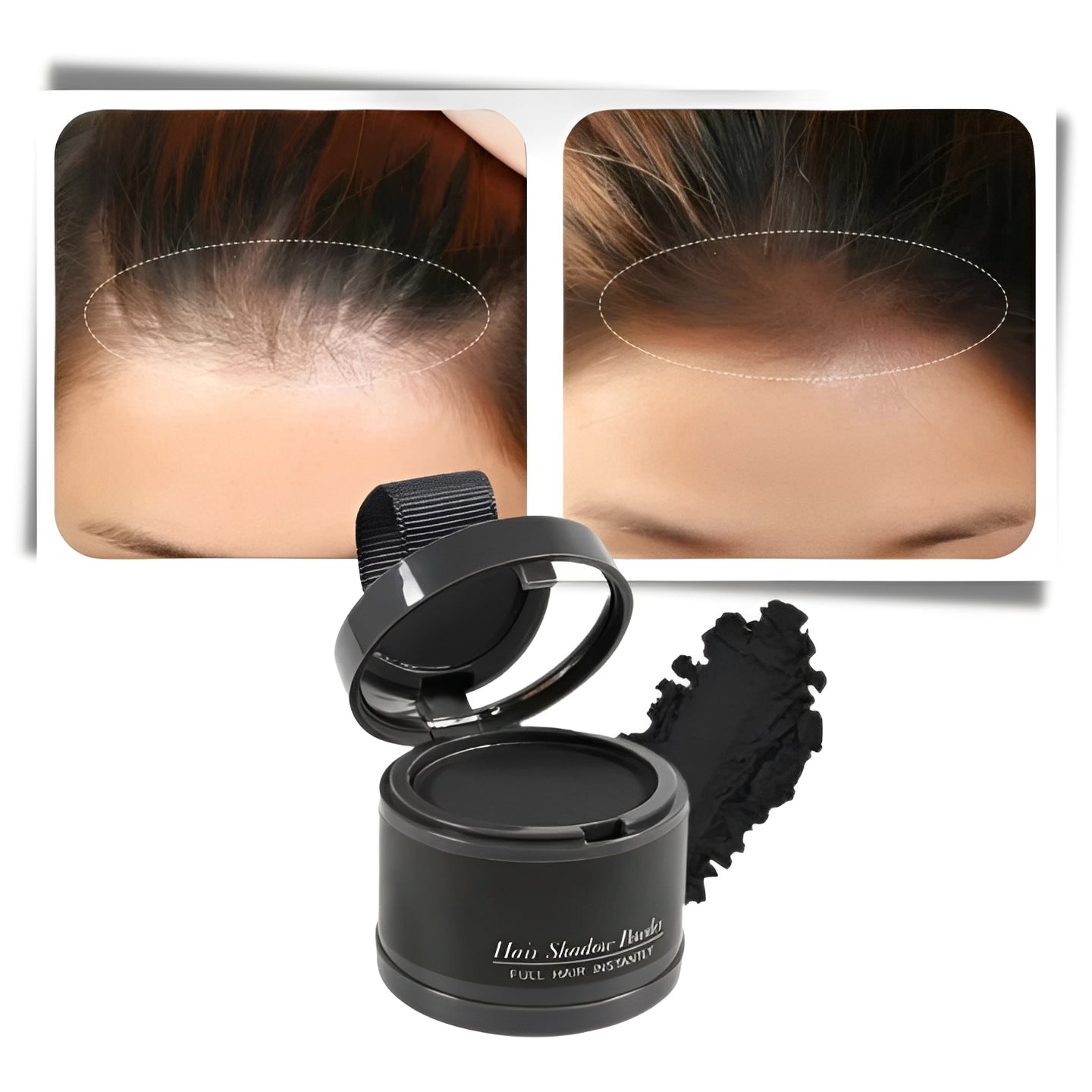 The Root-Fill Pro: Precision Hair Concealer Powder for Instant Grey Coverage