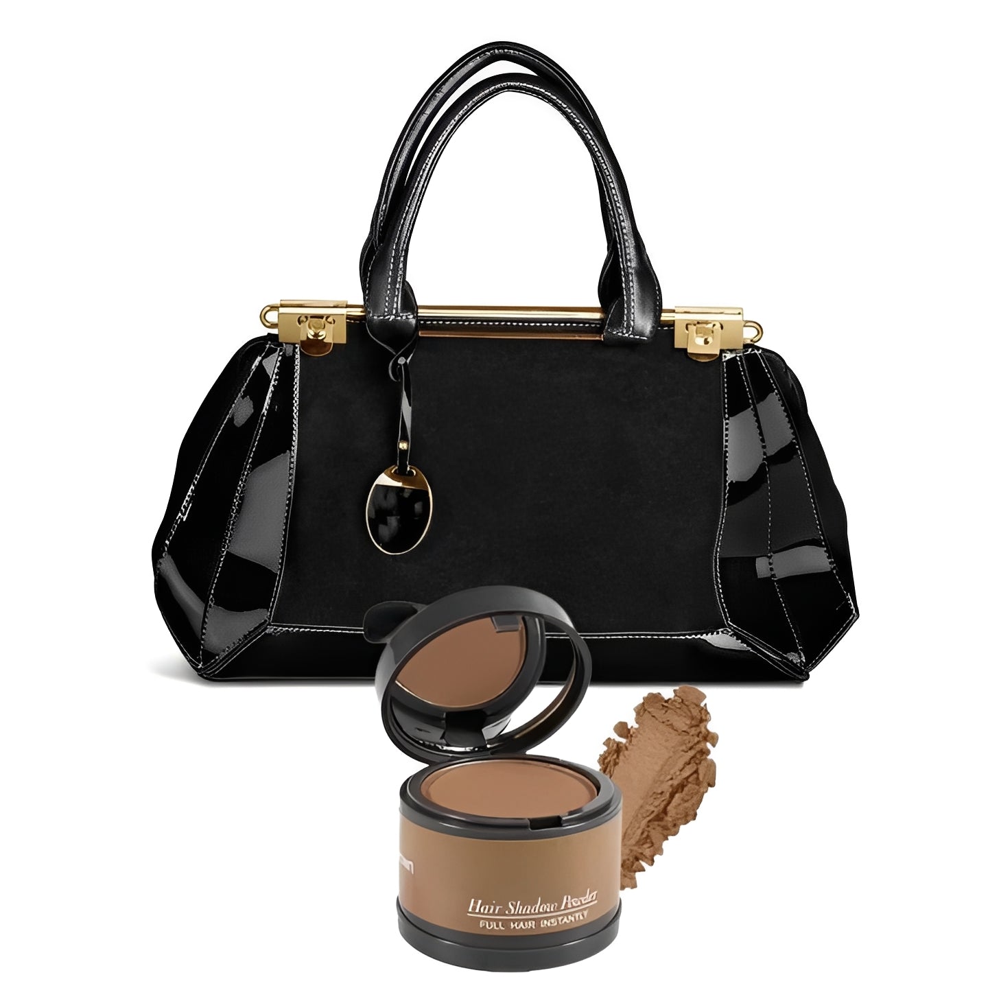 The Root-Fill Pro: Precision Hair Concealer Powder for Instant Grey Coverage