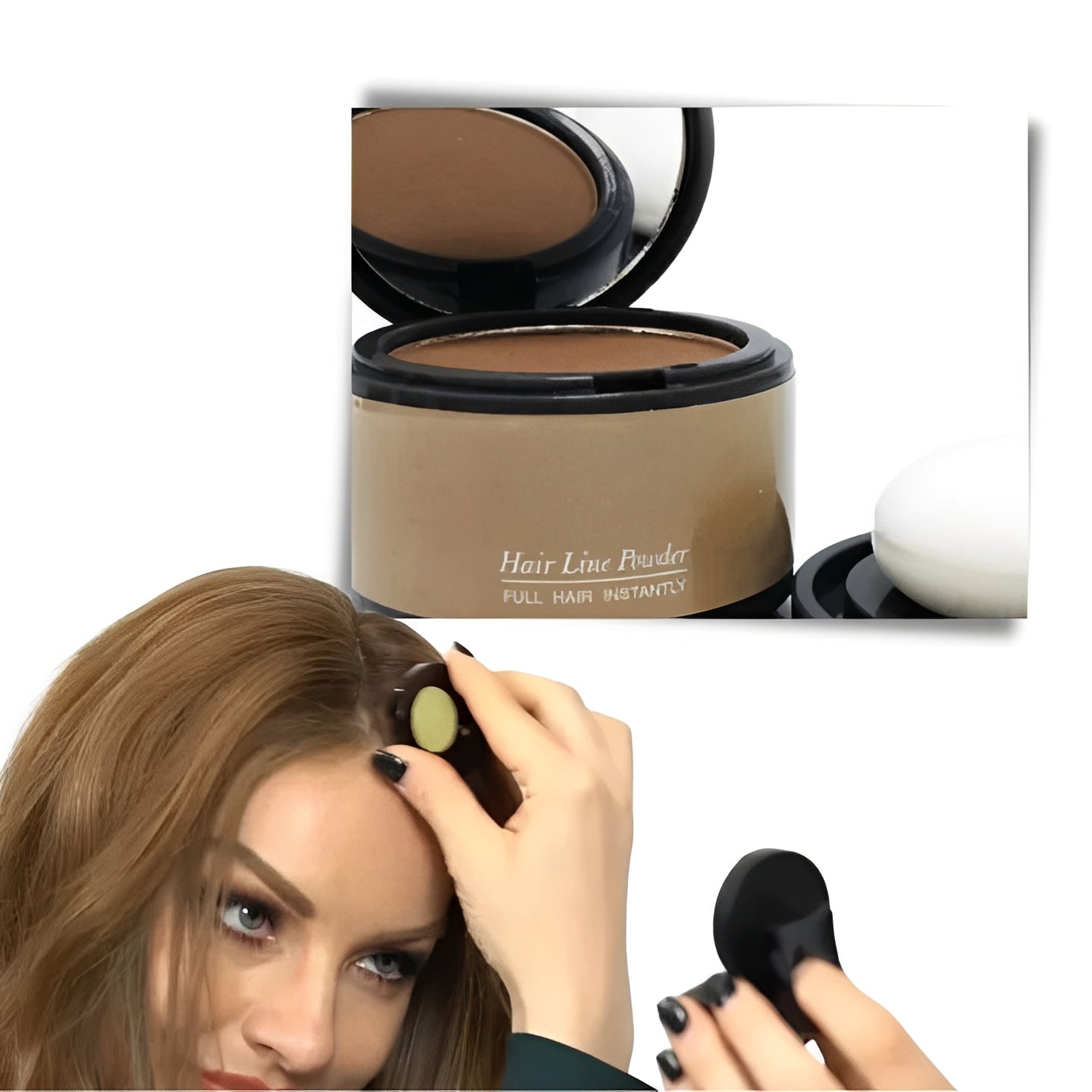 The Root-Fill Pro: Precision Hair Concealer Powder for Instant Grey Coverage
