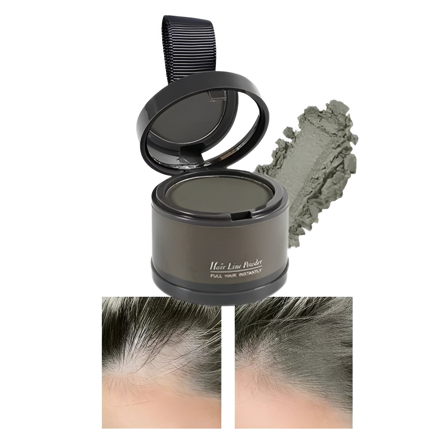 The Root-Fill Pro: Precision Hair Concealer Powder for Instant Grey Coverage