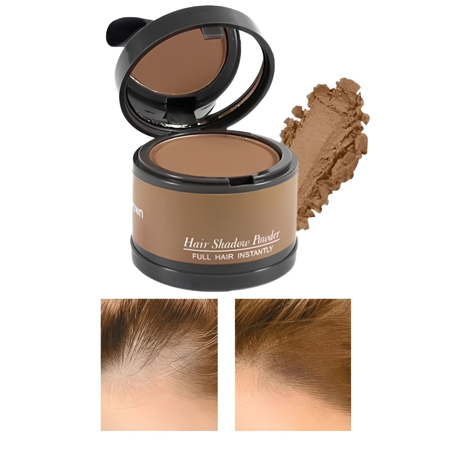 The Root-Fill Pro: Precision Hair Concealer Powder for Instant Grey Coverage