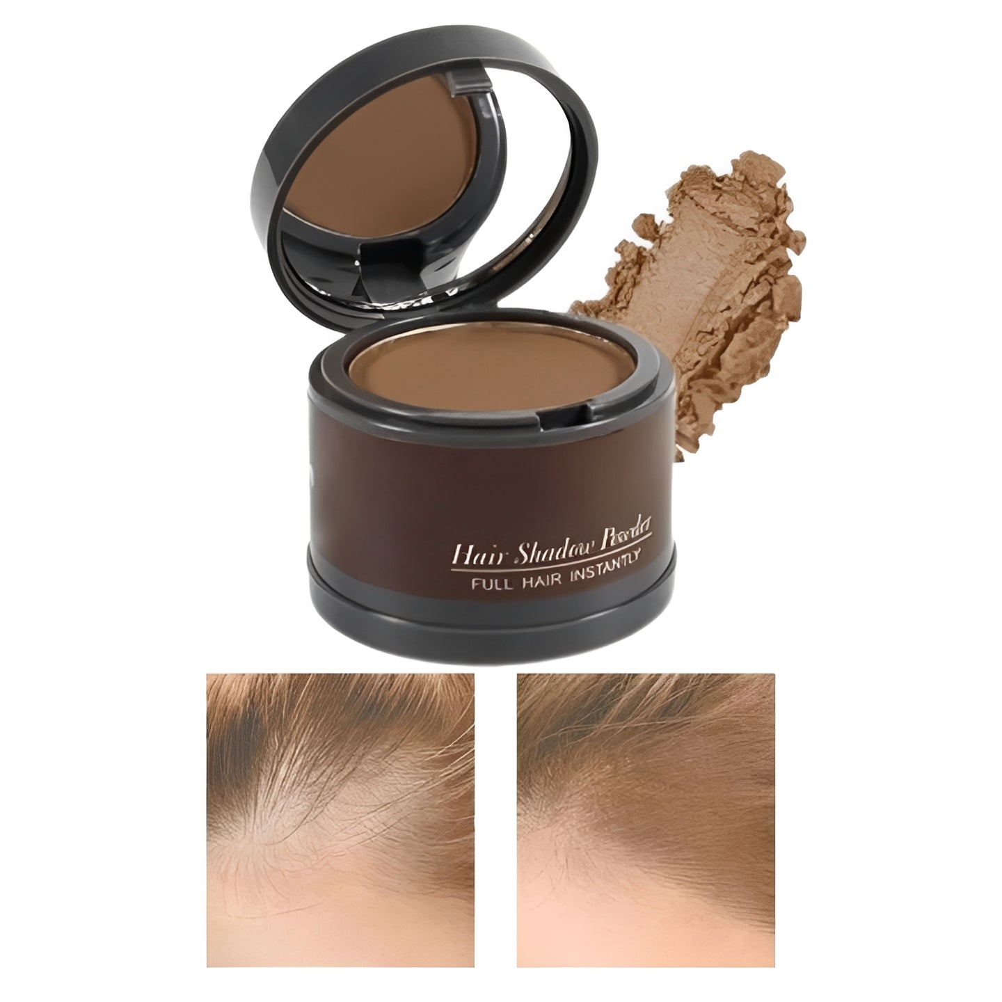 The Root-Fill Pro: Precision Hair Concealer Powder for Instant Grey Coverage