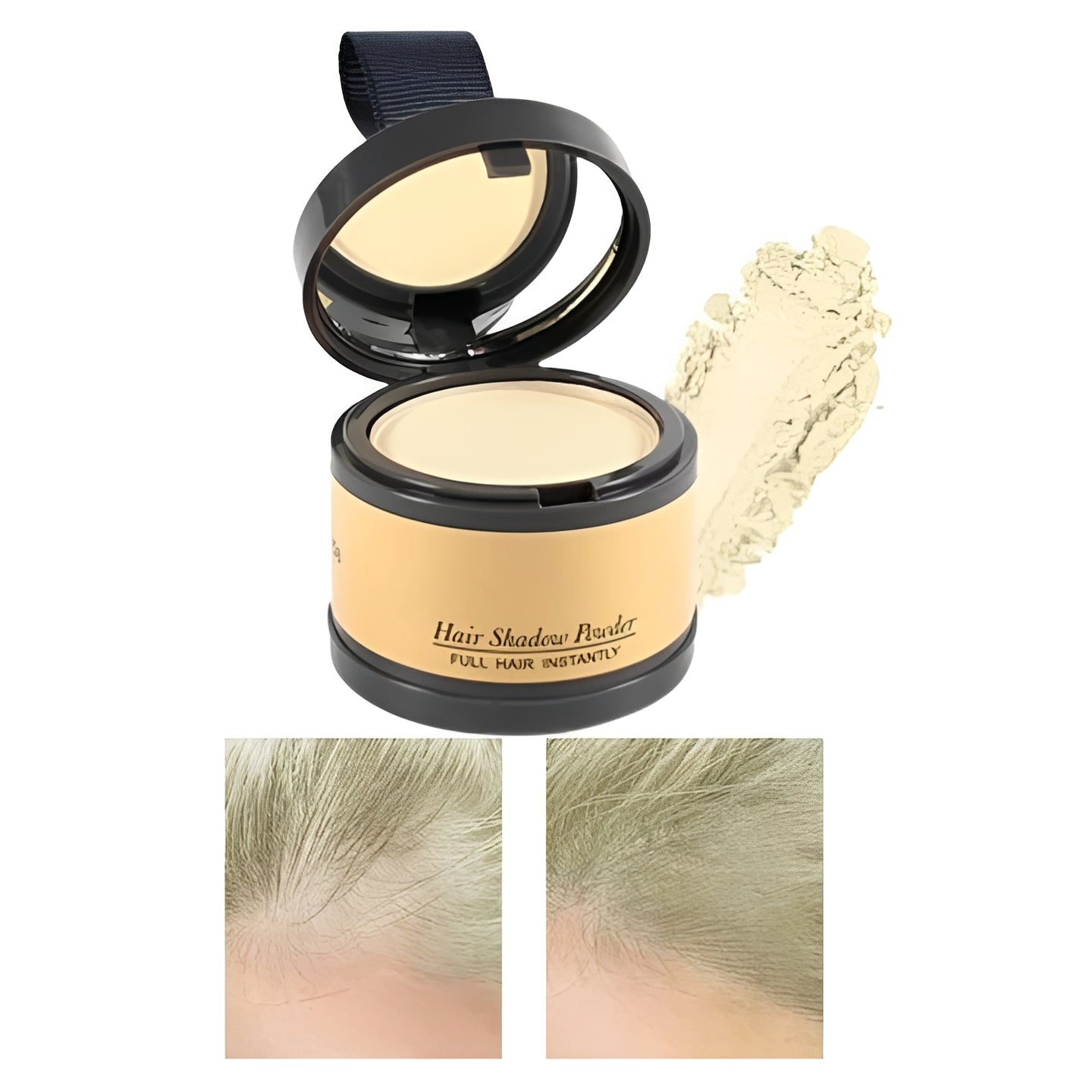 The Root-Fill Pro: Precision Hair Concealer Powder for Instant Grey Coverage