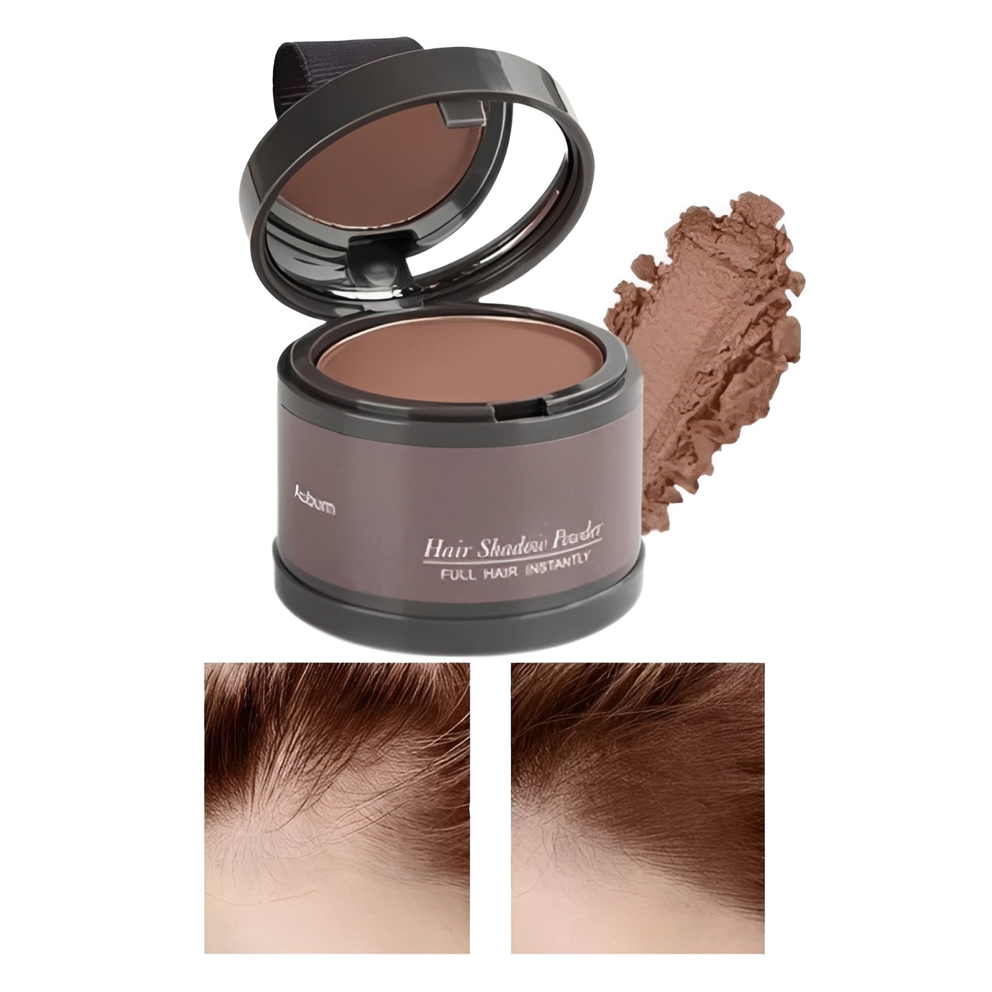 The Root-Fill Pro: Precision Hair Concealer Powder for Instant Grey Coverage