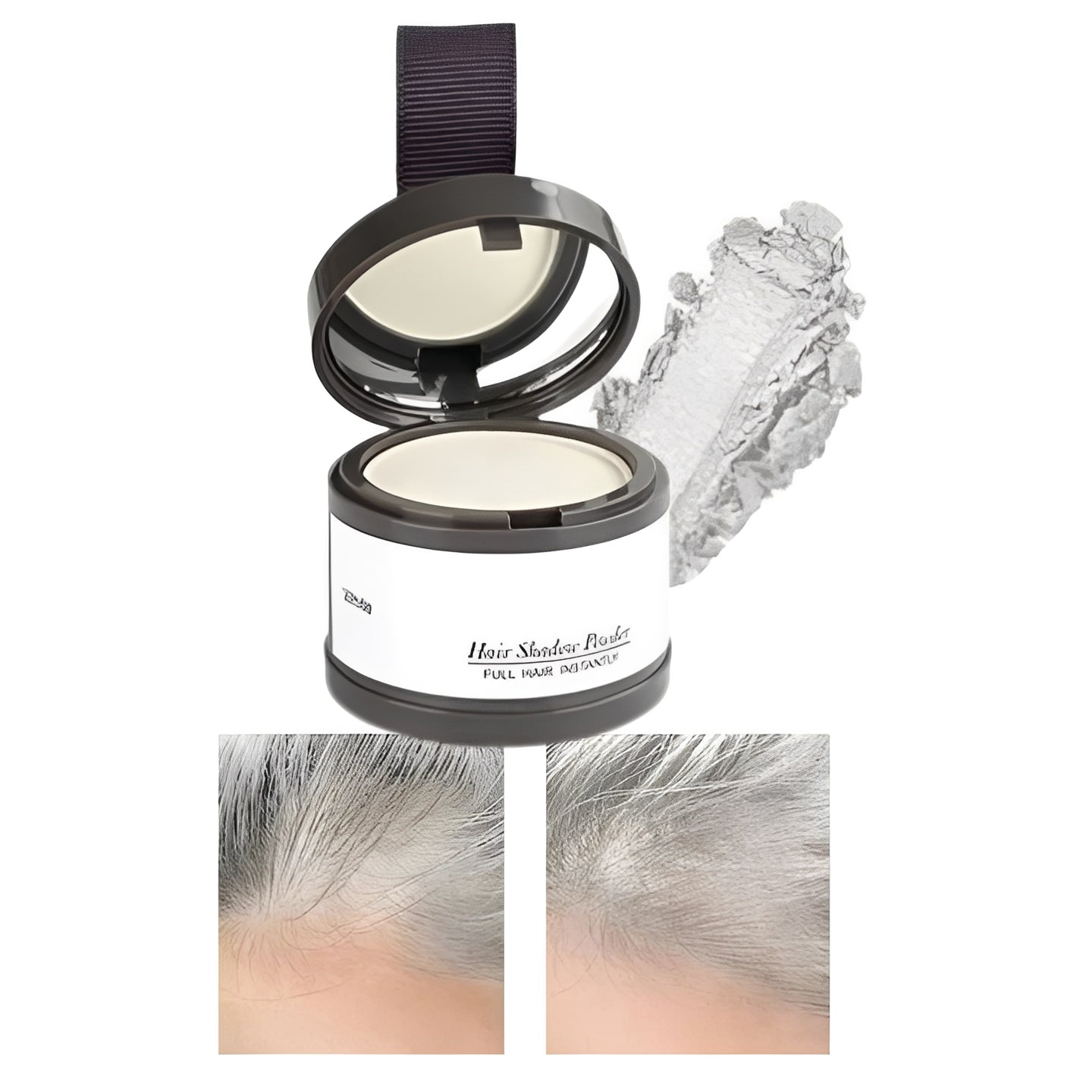 The Root-Fill Pro: Precision Hair Concealer Powder for Instant Grey Coverage