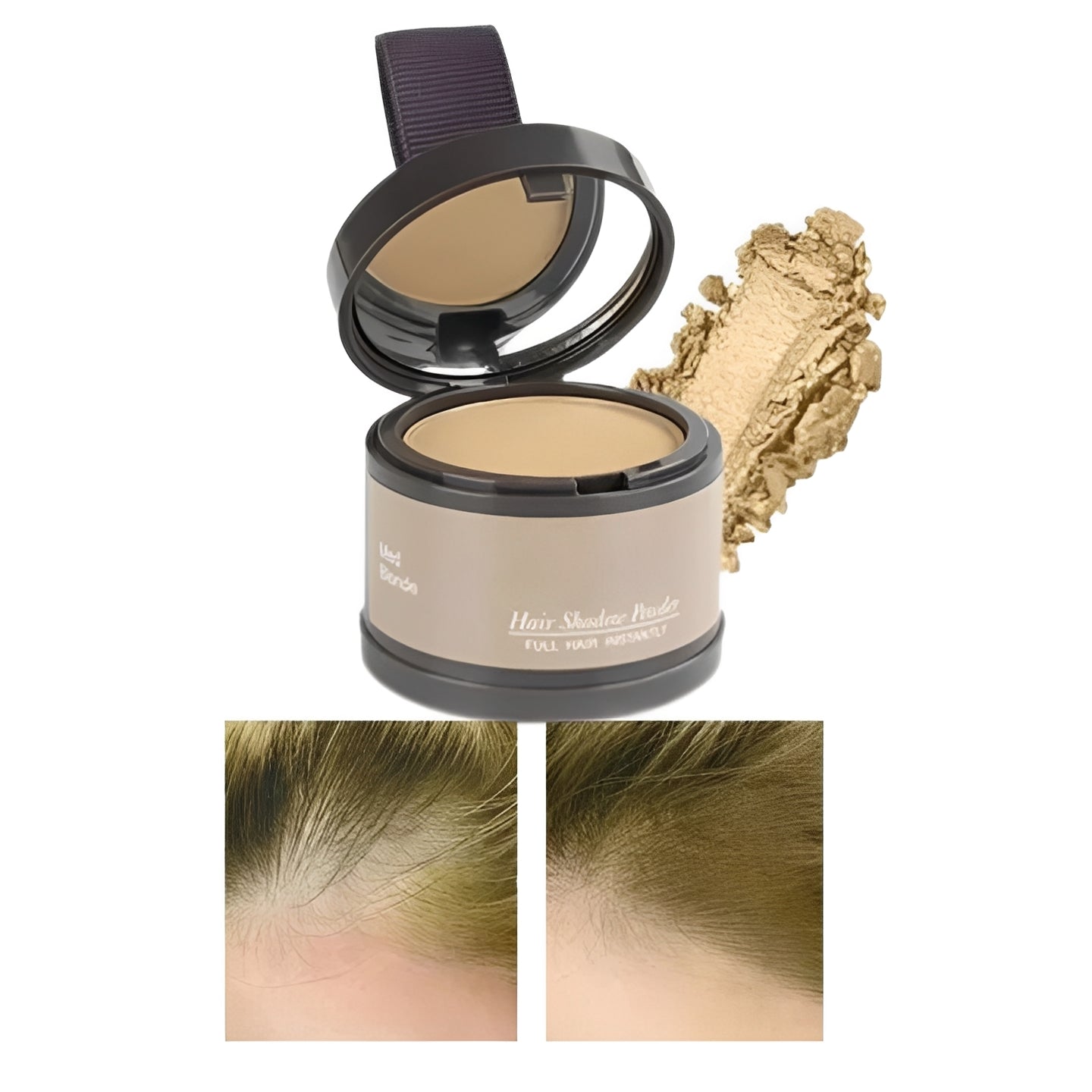The Root-Fill Pro: Precision Hair Concealer Powder for Instant Grey Coverage