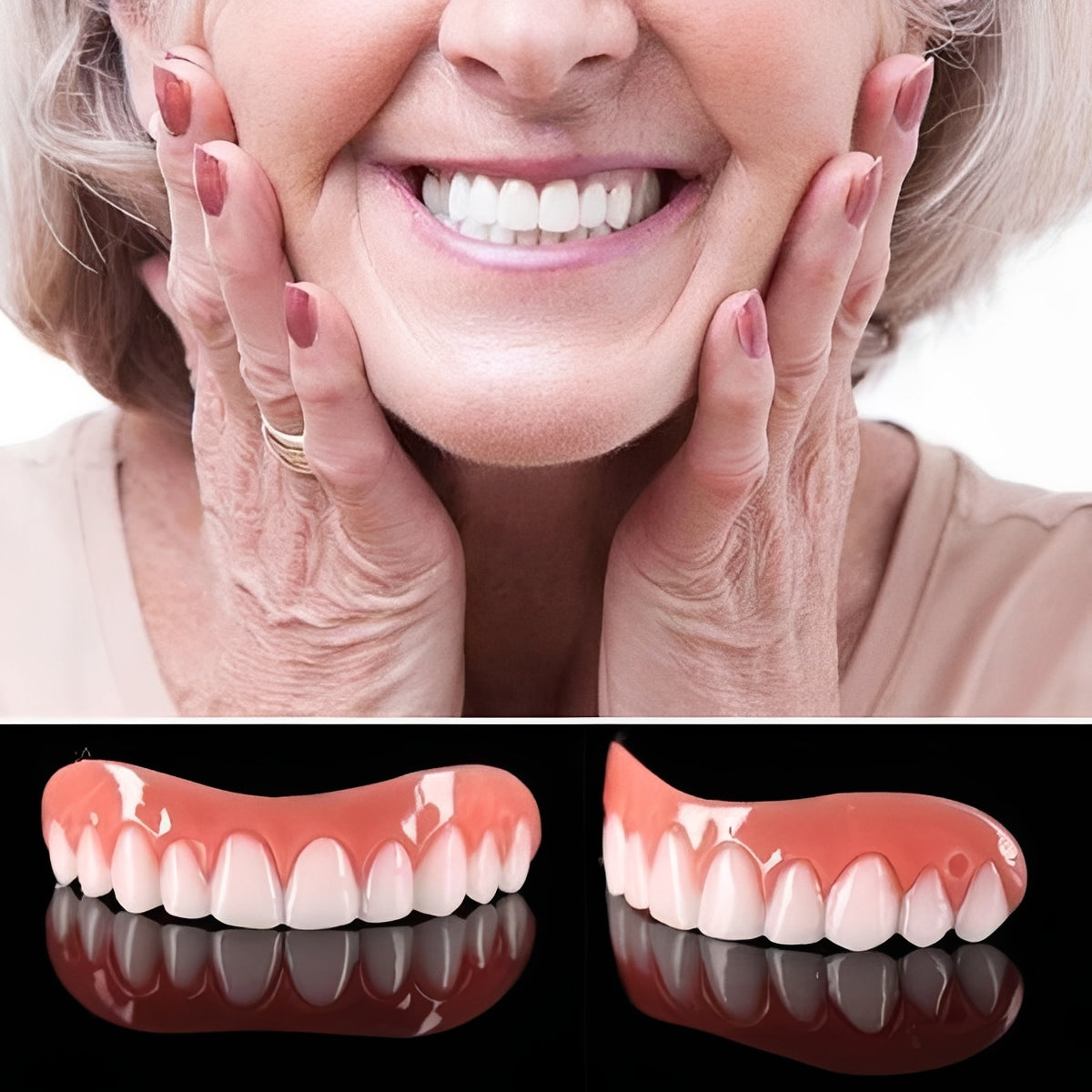 Flash-Grin Elite: Short-Term Artificial Tooth Covers for Seamless Smiles