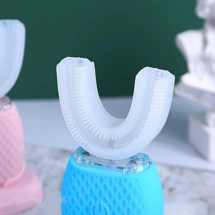 The Chroma-White Pro: Blue Light Infused Ultrasonic Toothbrush for Stain Logic