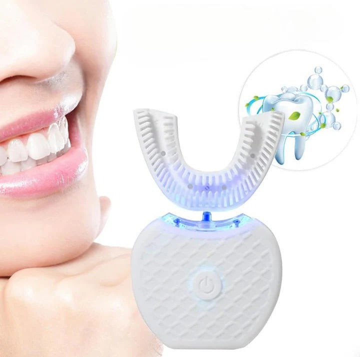 The Chroma-White Pro: Blue Light Infused Ultrasonic Toothbrush for Stain Logic