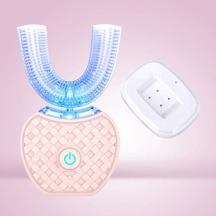 The Chroma-White Pro: Blue Light Infused Ultrasonic Toothbrush for Stain Logic