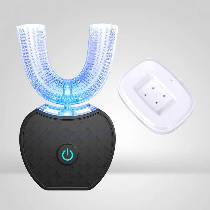 The Chroma-White Pro: Blue Light Infused Ultrasonic Toothbrush for Stain Logic