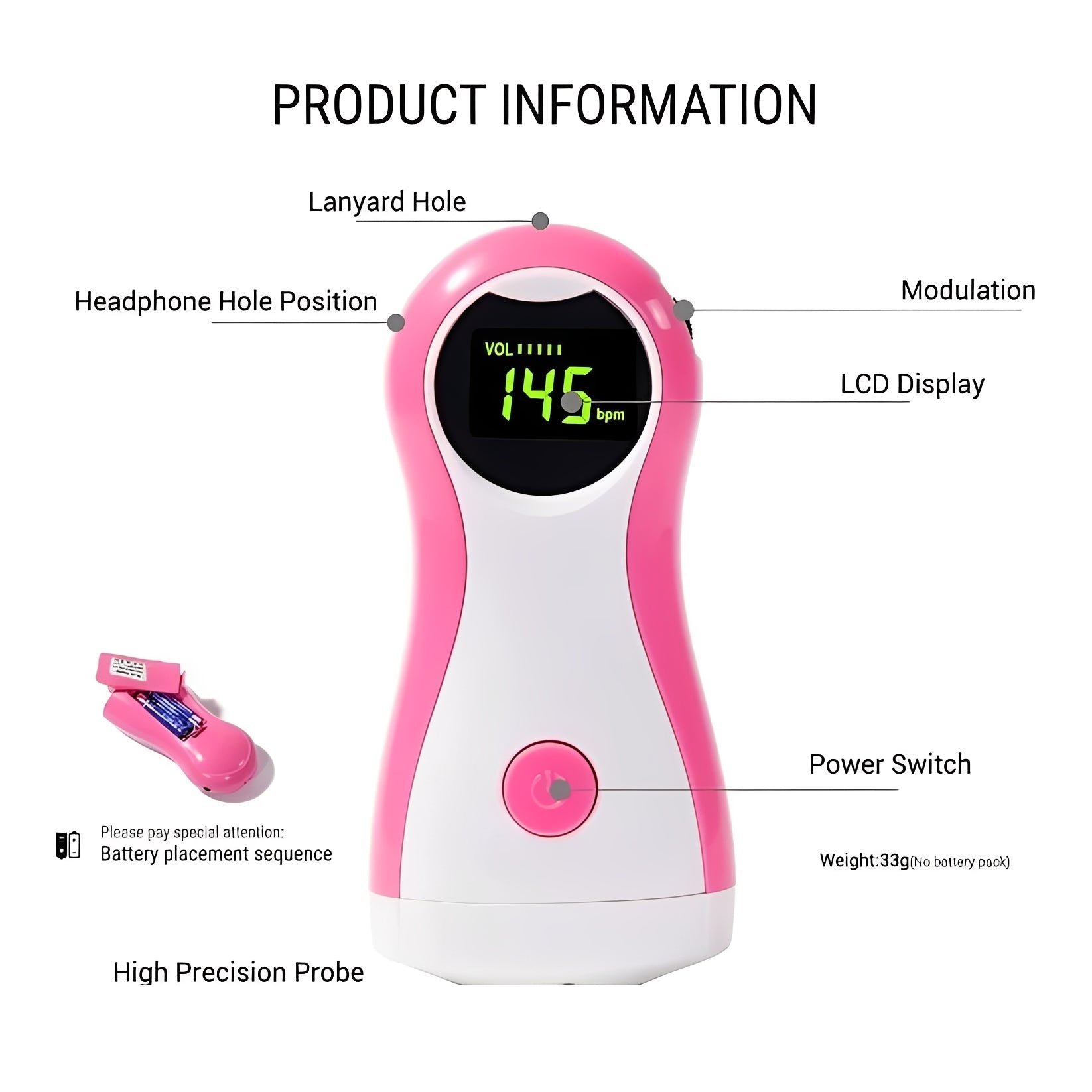 The Pulse-Echo Pro: High-Sensitivity Fetal Doppler for Real-Time Heartbeat Logic