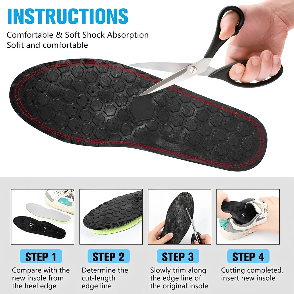 Flux-Align Elite: Magnetic Massage Insoles for Bio-Field Foot Recovery
