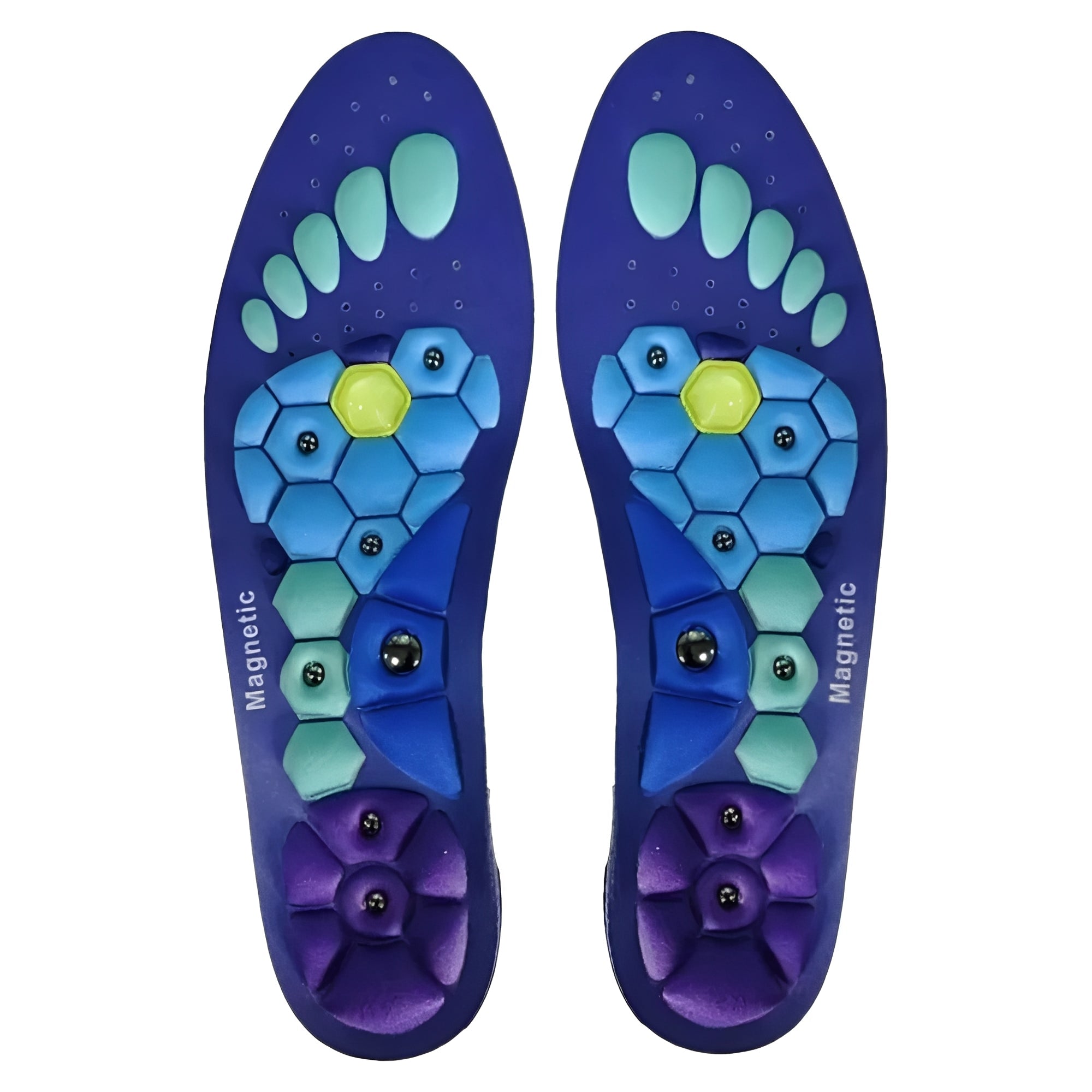 Flux-Align Elite: Magnetic Massage Insoles for Bio-Field Foot Recovery