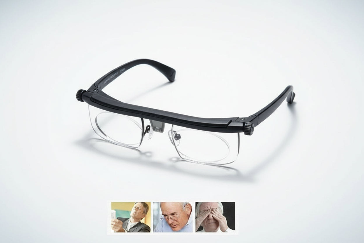 The Omni-Focus Pro: Adjustable Vision Glasses with Real-Time Diopter Logic