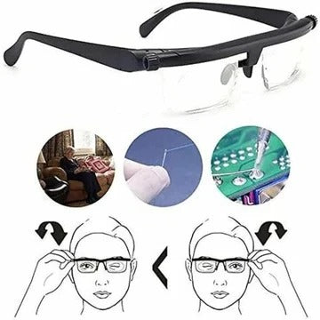 The Omni-Focus Pro: Adjustable Vision Glasses with Real-Time Diopter Logic